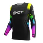 Maillot cross shot contact - nitro - enfant black