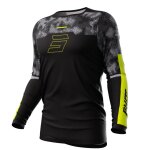 Maillot cross shot contact - patrol 2023 noir / jaune fluo