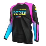 Maillot cross shot draw block enfant block pink