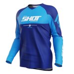 Maillot cross shot draw private 2025 private blue
