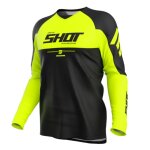 Maillot cross shot draw private 2025 private neon yellow
