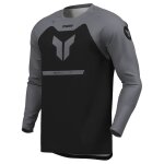Maillot cross thor ride menace - enfant black