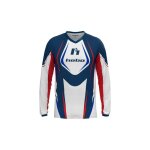 Maillot trial hebo pro 2025 blanc / bleu / rouge