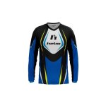 Maillot trial hebo pro junioir 2025 bleu azur