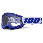 Masque cross 100% accuri 2 enduro moto - clair 2025 bleu