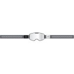 Masque cross o'neal b - 20 - static - iridium 2025 gray