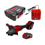 Meuleuse ks tools angulaire 18v, 2 batteries et chargeur