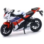 Miniature newray moto honda cbr1000rr - echelle 1 / 12� rouge / bleu