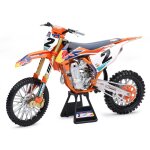 Miniature newray moto ktm 450 sx - f red bull c. webb - echelle 1 / 6� orange