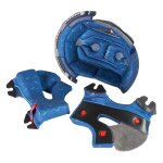 Mousse de joues et coiffe tt kini red bull mxc2 2026 blue