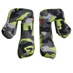 Mousse de joues tt airoh pour casque aviator 3 2026 camo grey / yellow