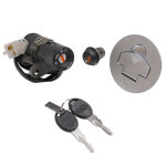 Neiman p2r contacteur a cle 50 a boite adaptable aprilia 50 rs 1999 + 2005 (avec serrure de selle + bouchon ...