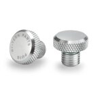 Obturateurs de r�troviseur puig m10 / 125 droit / droit (la paire) argent