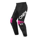 Pantalon cross o'neal element - roller - femme 2025 black / pink