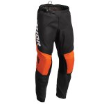 Pantalon cross thor sector chev charcoal red orange enfant gris / orange