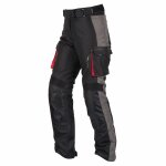 Pantalon moto dxr roadtrip woman black / dark grey / red