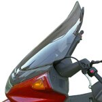 Pare brise bullster haute protection bleu fluo + 73cm bleu fluo