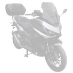Pare brise ermax sport (48cm avec prises d'air) noir satin