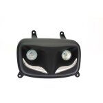 Phare avant bihr booster led r8 noir mat