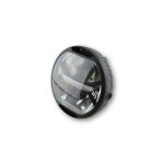 Phare avant koso led headlight, black, side mount