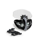 Phare avant puig plaque double optique universelle tt transparent