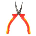 Pince � bec motoblouz demi - ronds coud�s isol�e vde 160mm red / yellow