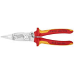 Pince multiprise knipex multifonction pro compact chrome installation electrique poignee isolee certifiees ...