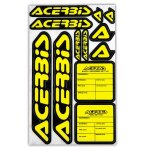 Planche de stickers acerbis black / yellow