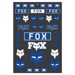 Planche de stickers fox legacy track pack blue