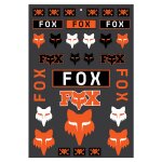 Planche de stickers fox legacy track pack orange