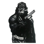 Planche de stickers lethal threat mini gorilla gun 60x80mm