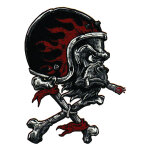 Planche de stickers lethal threat mini gorilla monster 60x80mm