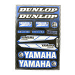 Planche de stickers p2r racing dunlop 1 12 330mmx220mm
