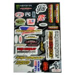 Planche de stickers pro circuit deluxe