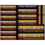 Planche de stickers pro circuit logo