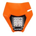 Plaque phare acerbis orange orange