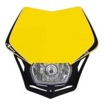 Plaque phare r - tech v - face jaune
