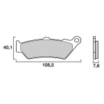 Plaquettes de freins brembo sinter avant