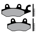 Plaquettes de freins brenta organique avant / arri�re (selon mod�le)