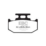 Plaquettes de freins ebc organique arri�re