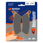 Plaquettes de freins tecnium mx / quad m�tal fritt� - mo174