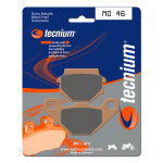 Plaquettes de freins tecnium mx / quad m�tal fritt� - mo46