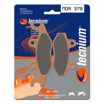 Plaquettes de freins tecnium racing mx / quad m�tal fritt� - mor378