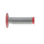 Poign�es de guidon renthal dual grip gris / rouge