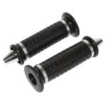 Poign�es de guidon replay scoot cone - chrome closed end paire