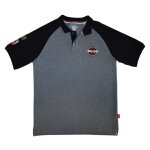 Polo bol d'or raglan corpo anthracite / noir