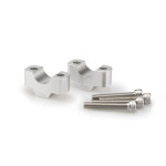 Pontet de guidon puig argent hauteur 20mm diam�tre 25mm