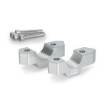 Pontet de guidon puig argent hauteur 20mm diam�tre 32mm