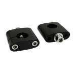 Pontet de guidon replay universel standard alu diam 22, 2mm entraxe 35mm vis inox m7 h45 x l53 l20 mm ...