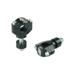 Pontet de guidon scar �28, 6 hauteur 30 / 35 / 40 / 45mm - new design - depuis 2018 black